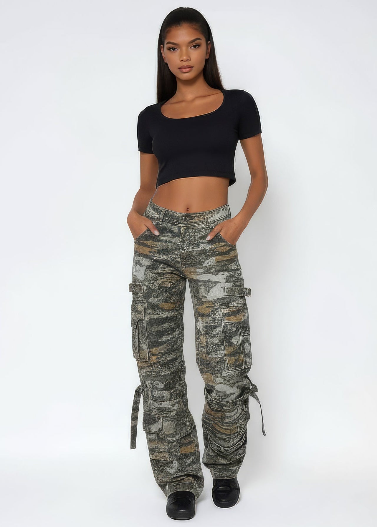 Tactical Kiss Cargo Pants