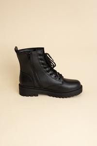 Thumbnail for Epsom Lace-Up Combat Boots