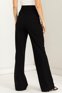 Thumbnail for Seeking Sultry High-Waisted Tie Front Flared Pants