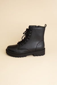 Thumbnail for Epsom Lace-Up Combat Boots