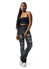 Thumbnail for Double Stacked High Waist Skinny Jeans - Pink Seal  