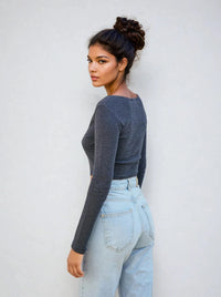 Thumbnail for Lightweight cotton shirt with minimalist design and relaxed fit.