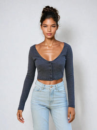 Thumbnail for Lightweight cotton shirt with minimalist design and relaxed fit.