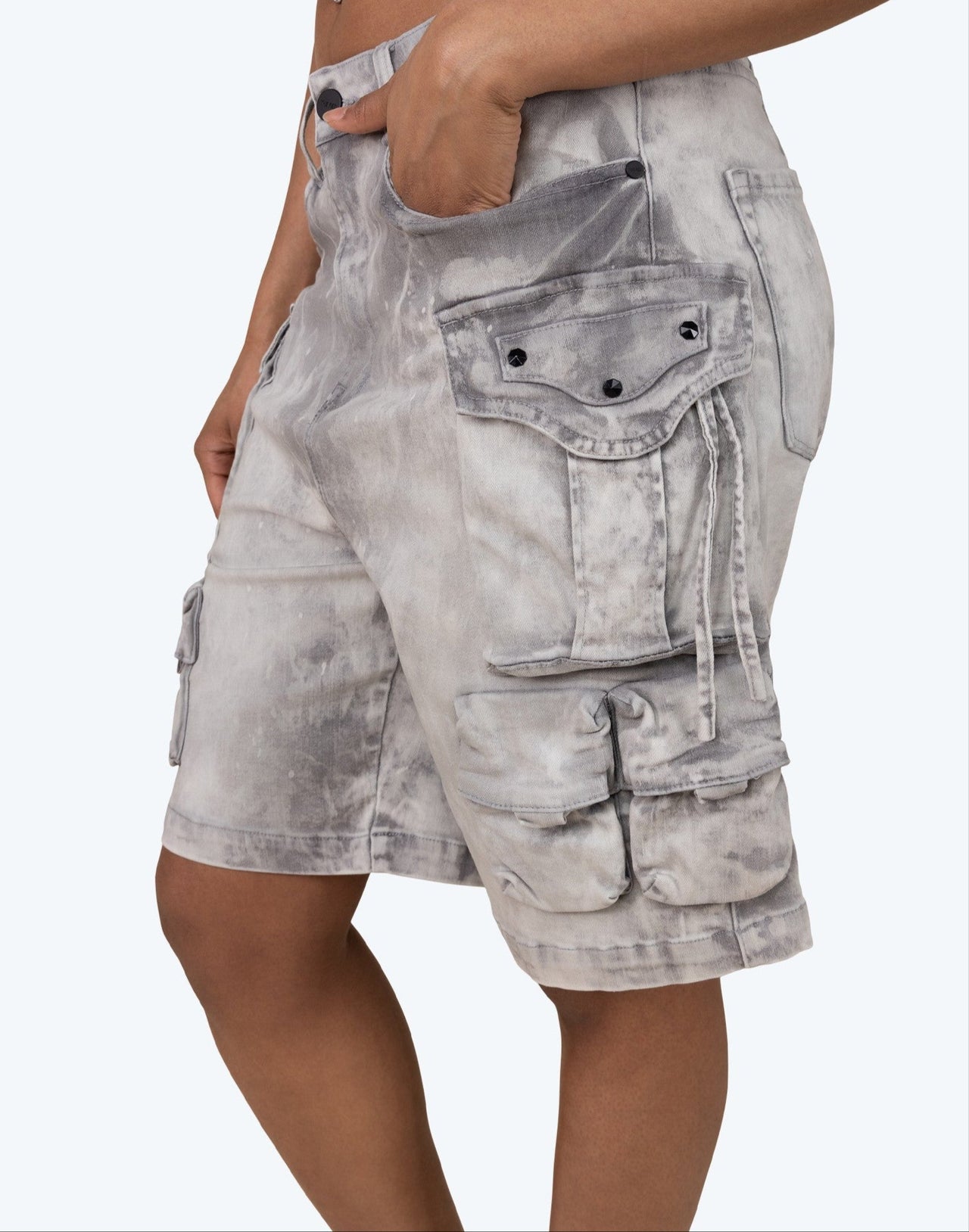 The Game Mode Skater Cargo Shorts offer a bold, street-ready look with a relaxed skater fit, utility cargo pockets, and durable fabric for everyday wear.