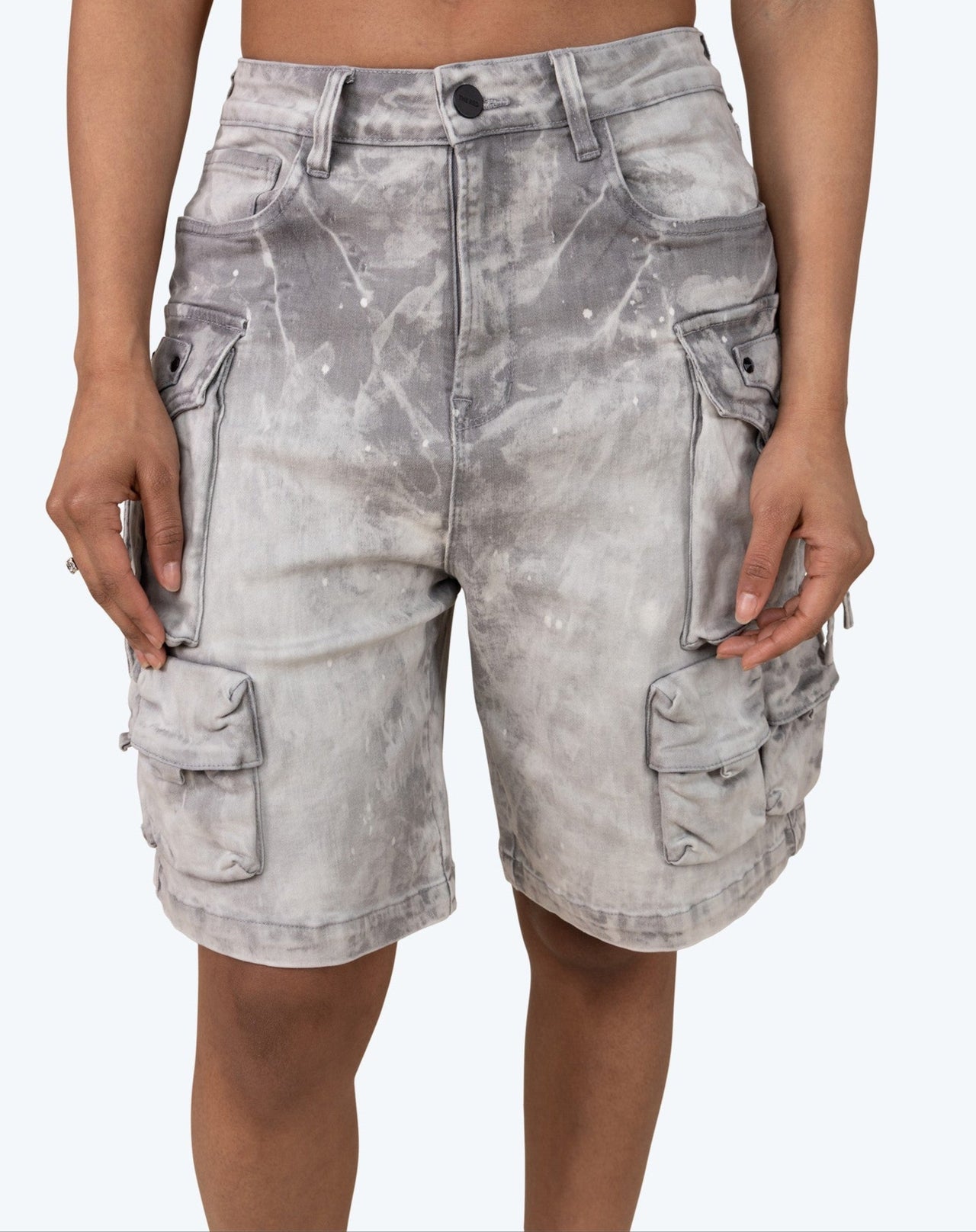 The Game Mode Skater Cargo Shorts offer a bold, street-ready look with a relaxed skater fit, utility cargo pockets, and durable fabric for everyday wear.