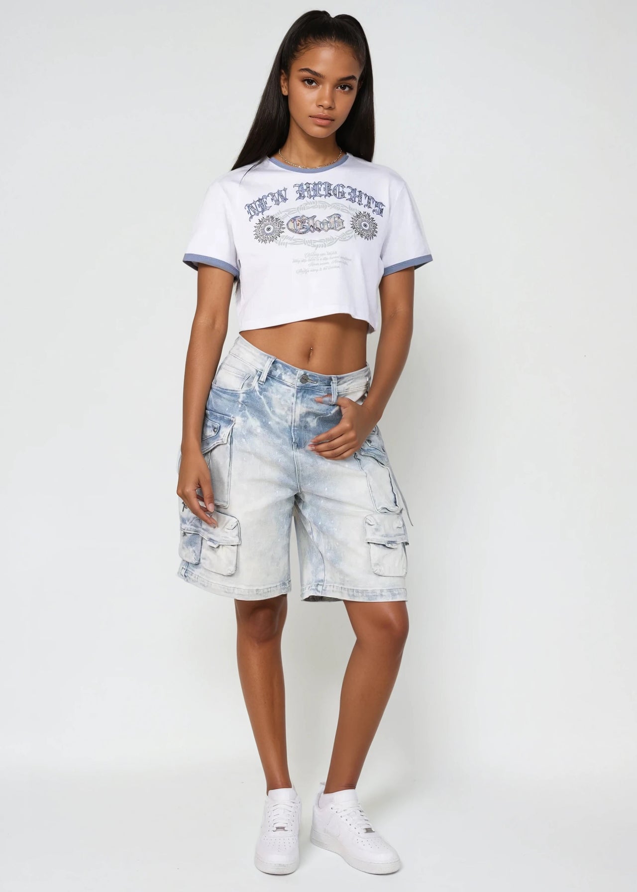 The Game Mode Skater Cargo Shorts offer a bold, street-ready look with a relaxed skater fit, utility cargo pockets, and durable fabric for everyday wear.