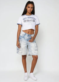 Thumbnail for The Game Mode Skater Cargo Shorts offer a bold, street-ready look with a relaxed skater fit, utility cargo pockets, and durable fabric for everyday wear.