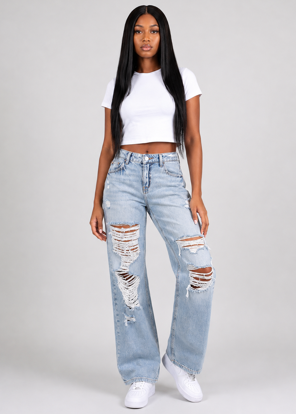 Gen Z Bold Wide Leg Jeans