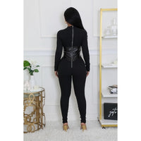 Thumbnail for Glam Girl Black One Piece Jumpsuit