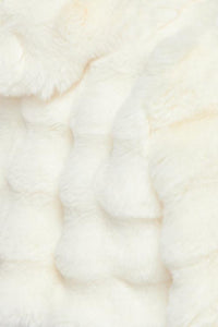 Thumbnail for Icy Plush Faux Fur Hooded Crop Jacket