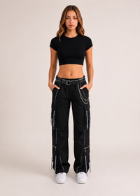 Thumbnail for The Chosen Black Cargo Pants