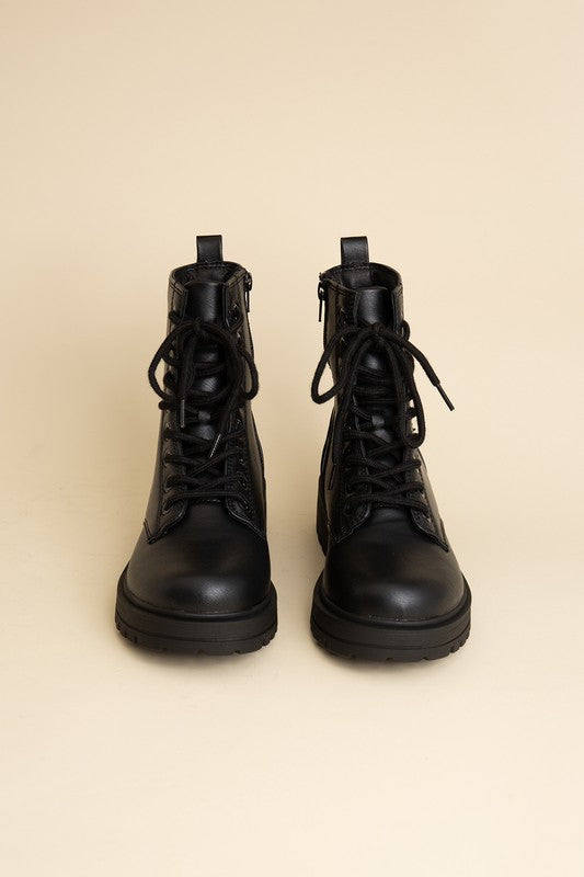 Epsom Lace-Up Combat Boots
