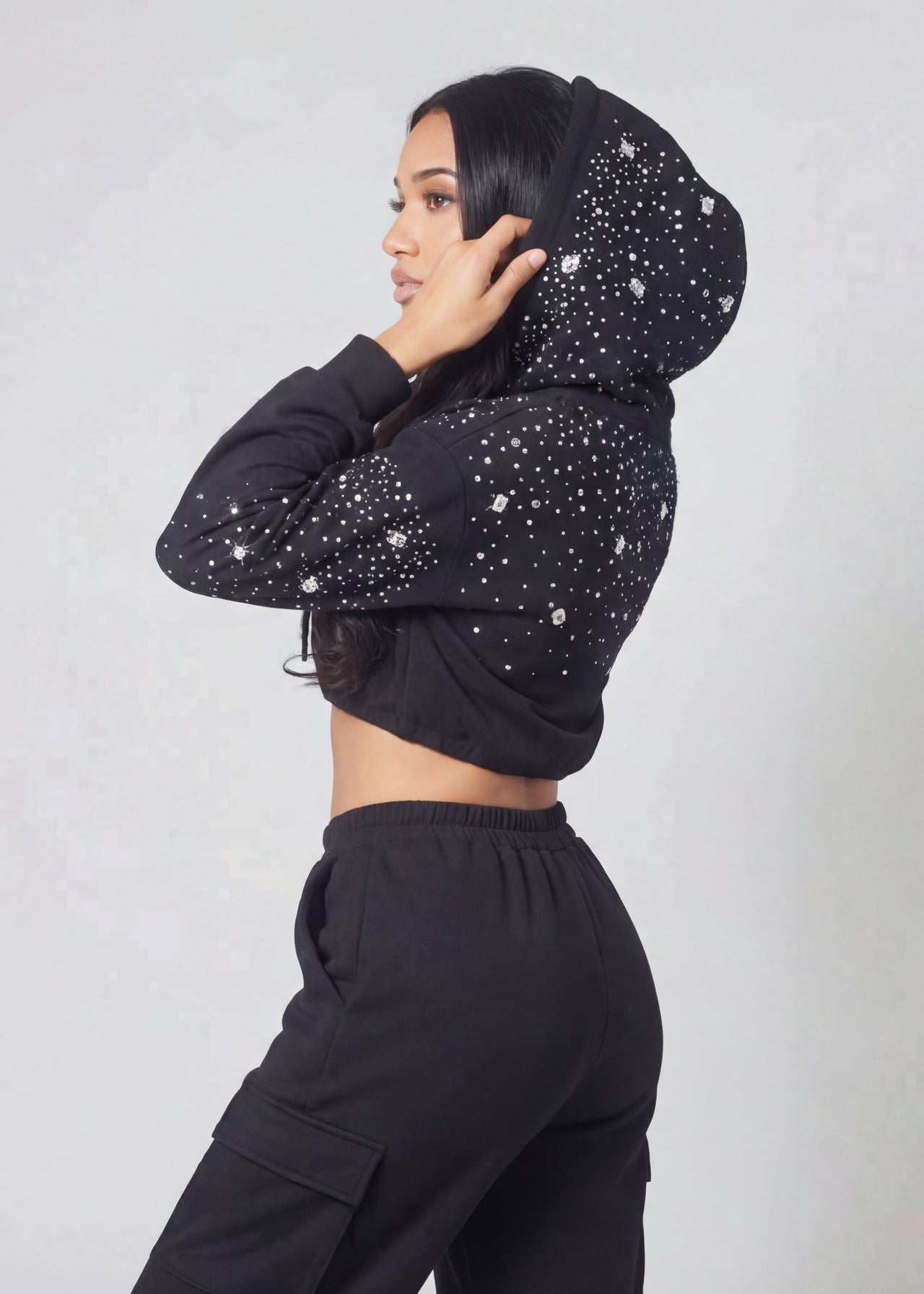 Courageous Heart Crop Hoodie