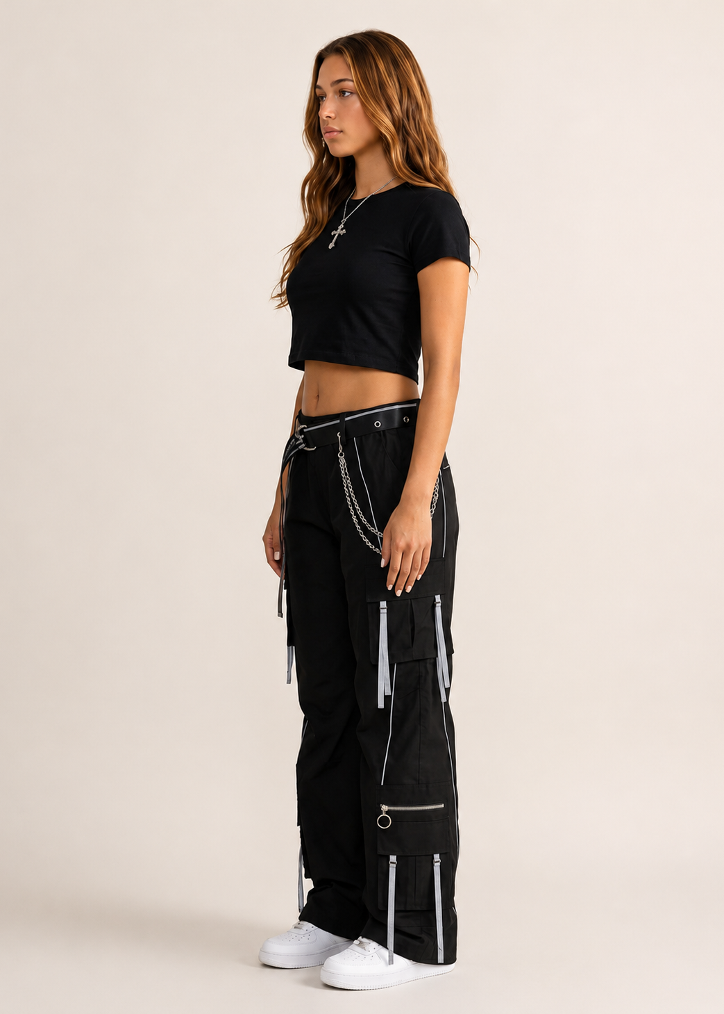 The Chosen Black Cargo Pants
