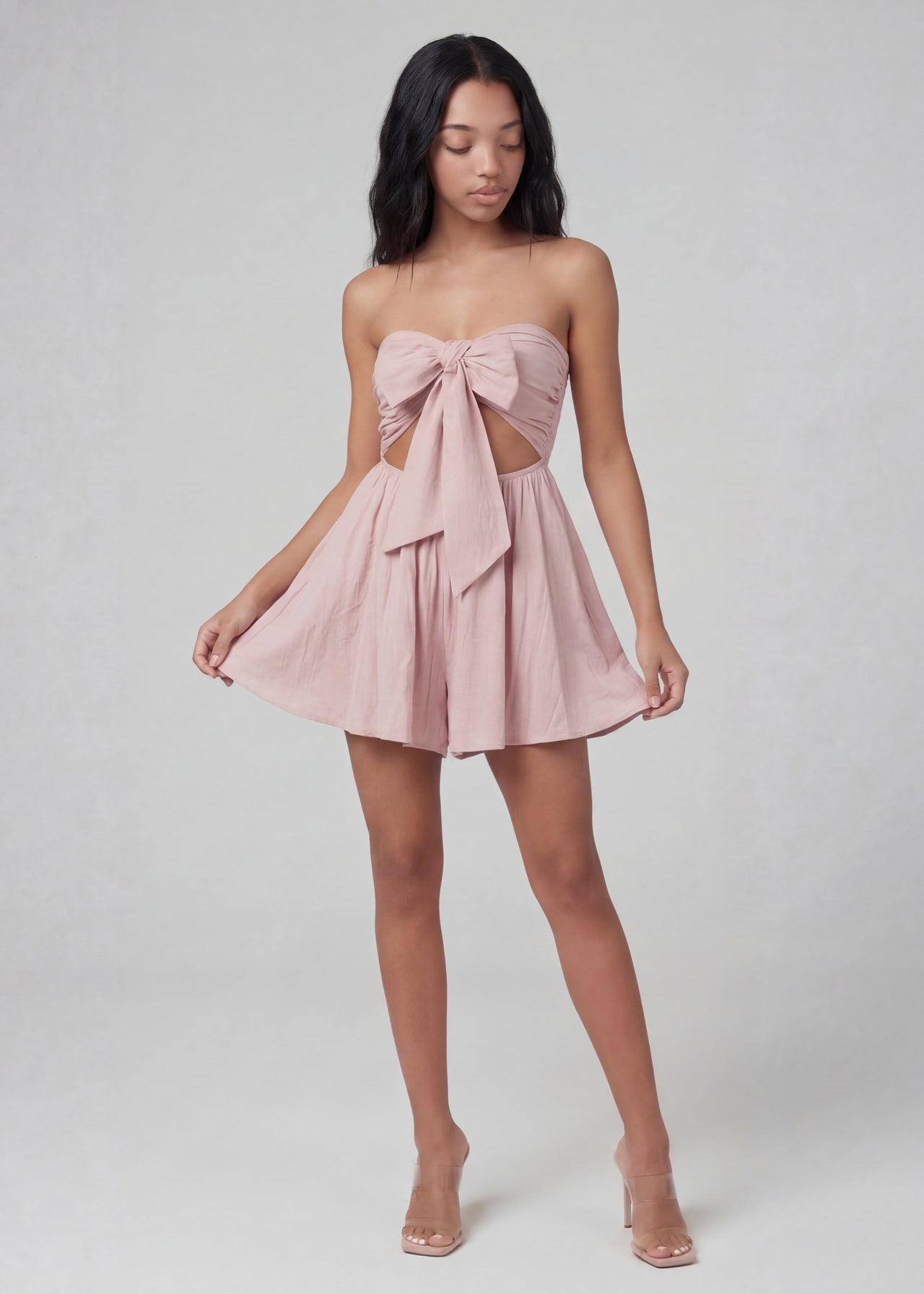 Golden Hour Sun Chaser women’s summer romper outfit. Golden Hour Sun Chaser women’s summer romper outfit