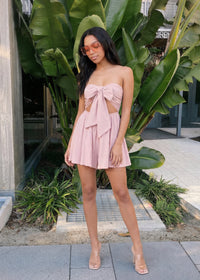 Thumbnail for Golden Hour Sun Chaser women’s summer romper outfit. Golden Hour Sun Chaser women’s summer romper outfit