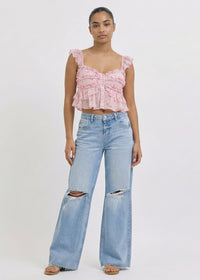 Thumbnail for womens Bloom Babe Ruffle Top