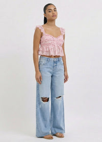 Thumbnail for womens Bloom Babe Ruffle Top