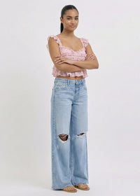 Thumbnail for womens Bloom Babe Ruffle Top