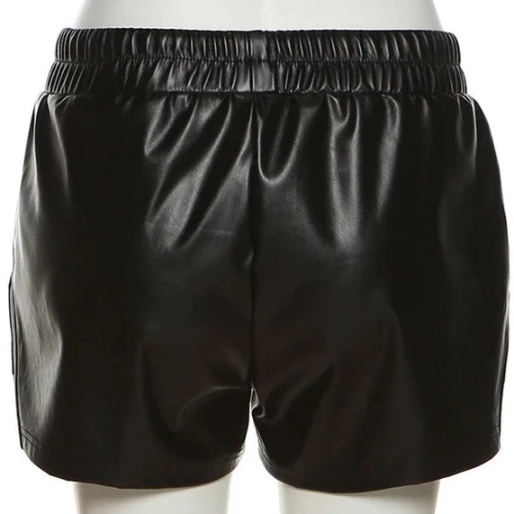 Shawty Flex Leather Shorts