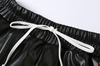 Thumbnail for Shawty Flex Leather Shorts