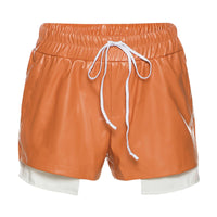 Thumbnail for Shawty Flex Leather Shorts