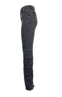 Thumbnail for Stacked High Waist Skinny Denim Denim Jeans | Pink Seal